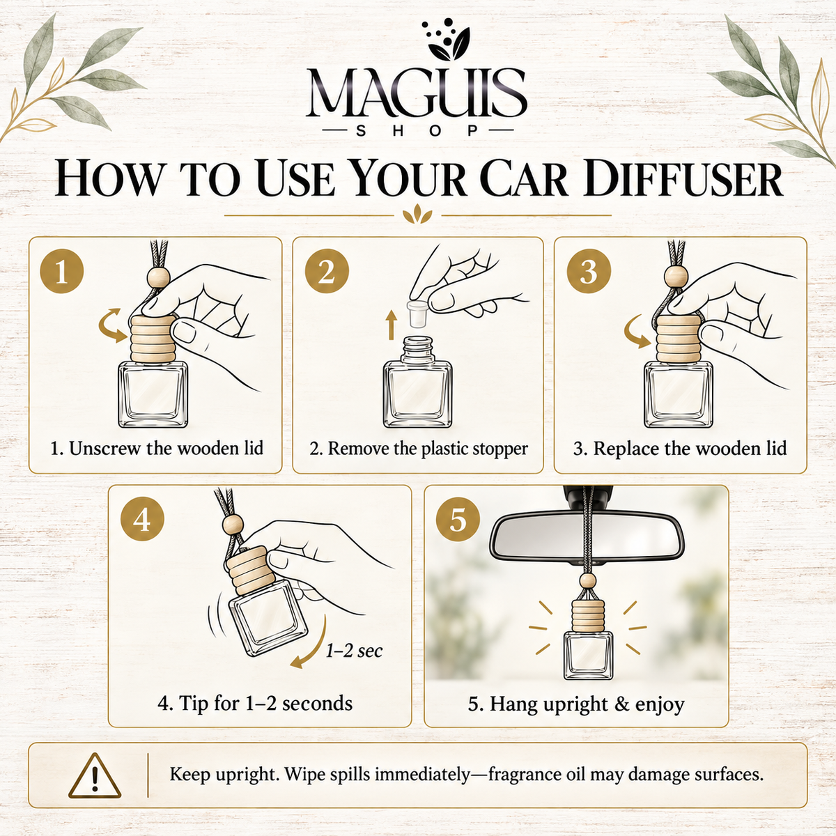 Butt Naked Car Diffuser | Premium Air Freshener + Car Accessories