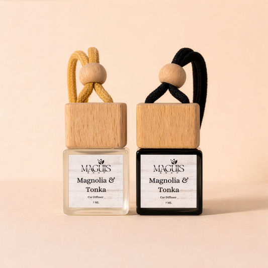 Magnolia & Tonka Car Diffusers| Premium Air Freshener + Car Accessories